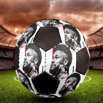 1PC Neymar Football Legend size 5 soccer ball PrahaIndoor Soccer Ball Colorful All Ages Machine Stitched PVC Competition Ready Durable High-Bounce