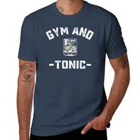 Gym and Tonic Funny Workout Pun Fitness Humor Gift TShirt Fitness Quick Dry Short Sleeve Top S