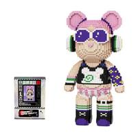 Bearbrick 7220 Pieces Adult Micro Building Block High Difficulty Assembly Nano Collectors Item Gift Interior Art Jointed Movable Storage Bear Creative