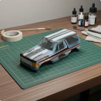 Weathered Rc Body Shell Upgrade Part Aged Car Detailed Design for Hobbyists, Model Building
