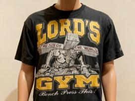 Vintažinis 1990 m. Lord's Gym jo skausmas jūsų nauda Gyvosios Epistolės marškinėliai XXXXL