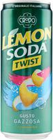 Negazuotas gėrimas be cukraus twist 330ml - citrinų soda