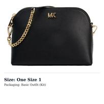 MICHAEL KORS Leather Crossbody Bags Large Womens Black 32S9GF5C3L-001 One Size 1 juoda