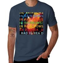 Bends Ok Computer In Rainbows Pablo A Moonradio Kid A Tshirt Everyday Wear Basic Short Sleeve Top S