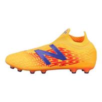 New Balance Tekela V3+ Pro Unisex Round Toe Slip On AG Short Rubber Stud Football Shoes Orange Yellow MST1AD35 41.5