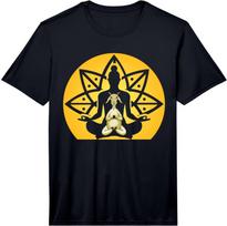 Spiritual Calm Goat Inside Buddha Meditating Yoga Yogi Pose Performance T-Shirt Unisex T-Shirt S