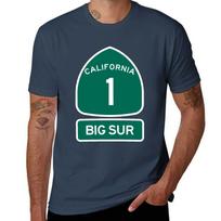 Pch Ca Highway 1 Big Sur Tshirt Essential Solid Color Tshirt S