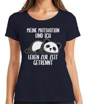 Motivation And I Live Separately Panda Lazy Funny Stateunisext Unisexs Tshirt S