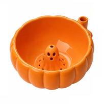 PLA 3D Printed Halloween Swirl Bowl with Drain Holes Automatic Fruit Washing Bowls Table Decor for Berries Vegetables & Fruits raudona