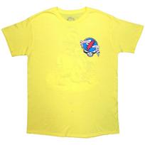Grateful Dead Rose Pose Yellow Tshirt Unisexs L