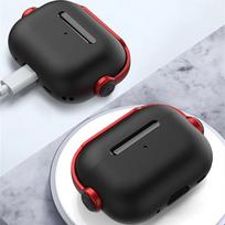 Case for AirPods Pro 3, Apple AirPods Pro 3 Wireless Earphone Case, Noise Cancelling AirPods Pro 3 Earphone Cover Matte Shell Electric Black Red