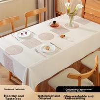 Ali Tablecloth, Waterproof, Oil-Proof, Heat-Resistant, High-End Feel, Coffee Table Mat, PVC, Rectangular, Lucky Ball, 120*160cm