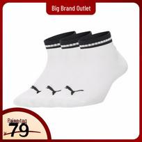 Puma Unisex Comfortable Casual Short Socks (3 Pairs) 35/38