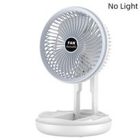 USB Charging Foldable Table Fan Wall Mounted Hanging Ceiling Fan with LED Light 4 Speed Adjustable For Home Room Air Cooler Fan