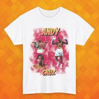 Andy Cruz Unisex T-Shirt, Gym and Boxing Apparel, Sports Fan Gift, Workout Shirt, Casual Wear 3XL