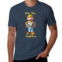 Bob The Builder Tshirt Casual Light Summer Short Sleeve Top S