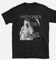 Anti-Cimex T-Shirt Mob 47 Framtid Crass Disclose Doom Headcle Unisex tee XXXXL