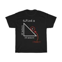 Find X I Found It Shirt funny Math pun funny Find X T-shirt M