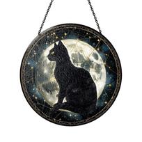 Halloween Suncatcher Window Hanging Decoration for Home and Party Decor One Size