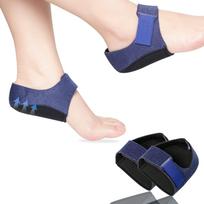 Gel Heel cups Silicon Heel Pad for Heel Ankle Pain, Heel Spur Shoe Support Pad for Men and Women Shock Cushion Pad for Heels Cushion Heel Blue (GEL