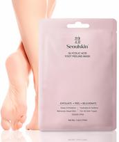 SeoulSkin Glycolic Acid Foot Peeling Mask (1 Pair), Korean Peeling & Exfoliating | Deep Exfoliation with Glycolic Acid, Removes Dead Skin, Cruelty-