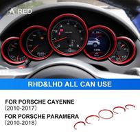 Dashboard Trim Ring Frame Cover for Porsche Cayenne Panamera Macan Cayman Boxster 2010-2022 For Cayenne 10-2017 balta