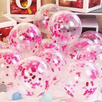 Gold Silver Confetti Balloons Glitter Sequin Globos Helium Balloon Birthday Party Halloween Christmas Party  Wedding Decorations 10pcs&12inch
