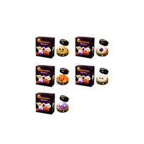 5 Pack Halloween Stress Bun Toy Set for Party Favors and Decorations One Size geltona