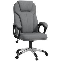 Office Chair Desk Chair Executive Chair, height-adjustable, tilt function, 6 cm x 75 cm x 120 cm, Grey 66 x 75 x 120 cm pilka