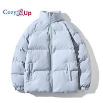 Cozy Up vyriškas šiltas paltas žieminė stora striukė M