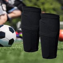 Football Shin Soccer Shine Pads Breathable Leg Sleeves, Legging Socks for Kicking Ball Kids XL