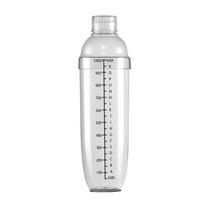 Cocktail Shaker Transparent Spill Proof Hand Drink Shaker Cup with Scales for Tea Home Bar