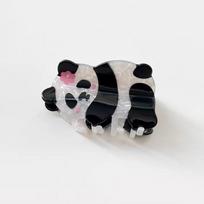 Panda Flower Bamboo Hair Claw Clip Cute Cartoon Shark Clip PVC Plastic Animal Geometric Hair Clamps Grab Women Hair Accessories
