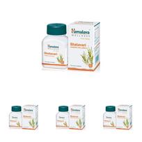 Himalaya 4 x Pure Herbs Shatavari Women's Wellness Tablets 60, Supports Lactation and Postpartum Health, Total 240 Tablets