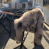 Imitation fox plush fur coat women's fashion autumn and winter light new plush short coat young S-80-50 kg