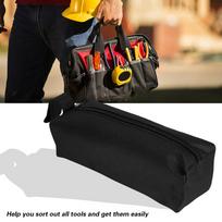 Multifunctional Canvas Tool Bag Zipper Tool Pouch for Pliers Screws Repair Hardware Tools