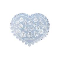 Silicone Nail Art Mold With Mushroom Maple Leaf Heart Patterns For DIY Manicure Design Reusable Template