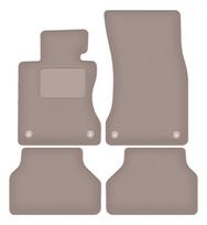 Beige velour floor mats for: BMW 5 E60 RZEPY sedan (2003-2010)