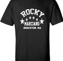 Rocky Marciano boxing black T-shirt short sleeve All sizes 1F1937 Unisex T-Shirt S