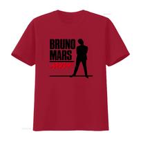 Bruno Mars 24K Magic Tour Silhouette T Shirt for Men Size S vintage Washed Breathable Top For Everyday Wear Slightly streetwear S