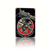 Judas Priest Vintage Metal Tin Sign   Retro Music Poster for Home newAluminum 20x30cm（7.8x11.8inch）