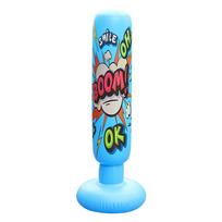 Kids Inflatable Punching Bag Bounce-Back Punch Bag Lightweight Inflation Punching Column PVC Tumbler Sandbag for Fitness