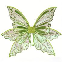 2026 Sparkling Large Fairy Wings Organza Adult Women Butterfly Fairy Wings Angel Wings Party Favor Gift žalia