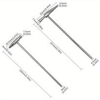 2Pcs Mini Hammer Advanced Jewelry Maintenance Watch Repair Tool Portable ComfortJewelry Trimming Tuning Jewelry Trimming Small Hammer