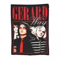 Gerard Way MCR Coral Fleece Plush Super Soft Throw Blanket for Bed Couch Bedspread Multifunctional Home Textile 100cmx150cm