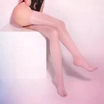 8D Oil Shiny Silky Transparent Medias De Mujer Stretchy Nylon Thigh High Stockings Women Sexy Ultrathin Glossy Party Socks One Size