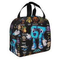 67 Italian Brainrot Six Seven Insulated Lunch Tote Bag for Women  Portable Thermal Cooler Food Lunch Box Outdoor Camping Travel One Size