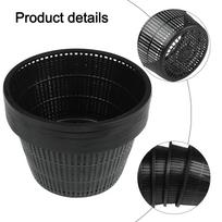 Large Mesh Net Pots for Plant 8 3in Plastic Flower Basket 5 Piece Set Suitable for Pond Plants Hydroponics and Garden Roots China Mainland
