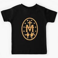 Miraculous medal embroidery  Kids T-Shirt 100