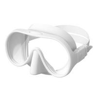 Kids Large Frame Anti-Fog Snorkel Mask With Nose Cover Silicone Swimming Goggles Set Pool Beach Dive Standard - Sandblasted Case Packaging